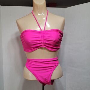 Op 2PC Hot Pink Bikini Swimsuit - Size Junior Large (11-13)